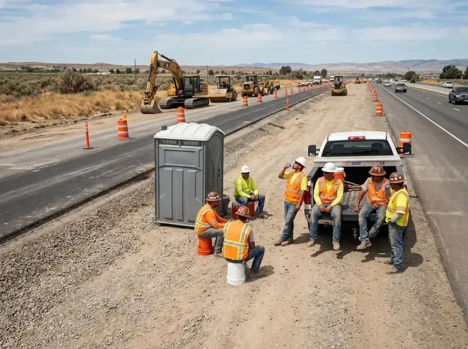 highway-road-construction-crew-007 — frequently asked questions, Porta Potty and Restroom Rentals in Box Elder, SD